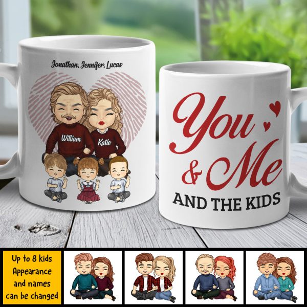 You, Me & The Kids - Personalized Mug - Gift For Couples, Husband Wife You, Me & The Kids - Personalized Mug - Gift For Couples, Husband Wife