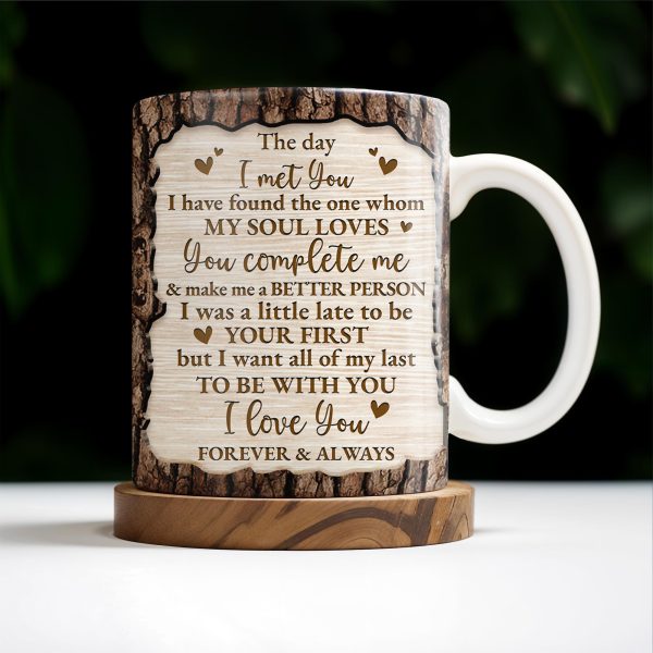 You & Me We Got This Tree Bark Heart Design - Personalized Custom Coffee Mug - CPL151_MG You & Me We Got This Tree Bark Heart Design - Personalized Custom Coffee Mug - CPL151_MG