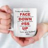 You Never Give Up On Me - Couple Personalized Custom Mug - Christmas Gift For Husband Wife, Anniversary