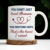 You Restore Hope, Medical Tools And Heart Design - Personalized Custom Coffee Mug - DOC039_MG You Restore Hope, Medical Tools And Heart Design - Personalized Custom Coffee Mug - DOC039_MG