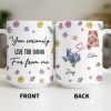 You Seriously Live Too Damn Far From Me, Flowers And Heart - Personalized Custom Coffee Mug - BST538_MG You Seriously Live Too Damn Far From Me, Flowers And Heart - Personalized Custom Coffee Mug - BST538_MG