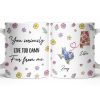 You Seriously Live Too Damn Far From Me, Flowers And Heart - Personalized Custom Coffee Mug - BST538_MG You Seriously Live Too Damn Far From Me, Flowers And Heart - Personalized Custom Coffee Mug - BST538_MG