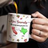You Seriously Live Too Damn Far From Me, Heart And Maps - Personalized Custom Coffee Mug - BST328_MG You Seriously Live Too Damn Far From Me, Heart And Maps - Personalized Custom Coffee Mug - BST328_MG