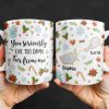 You Seriously Live Too Far, Countries Map And Hearts Design - Personalized Custom Coffee Mug - BST422_MG You Seriously Live Too Far, Countries Map And Hearts Design - Personalized Custom Coffee Mug - BST422_MG