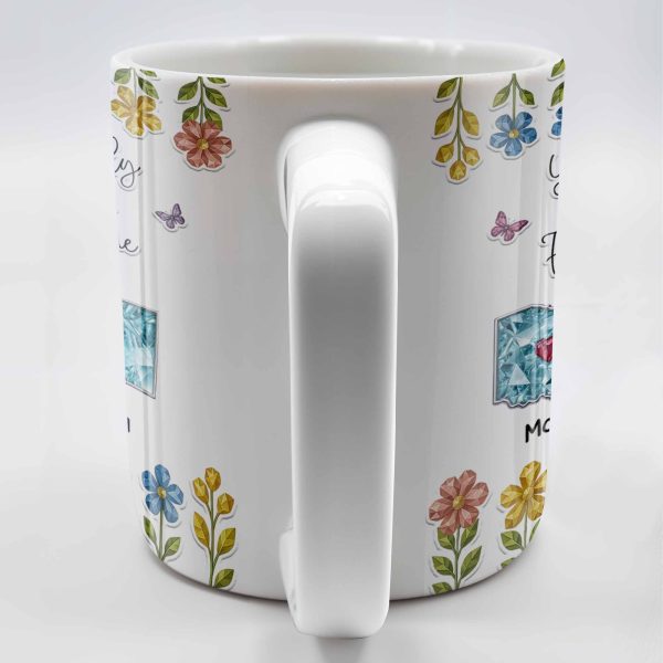 You Seriously Live Too Far From Me, Heart And Flowers Design - Personalized Custom Coffee Mug - BST388_MG You Seriously Live Too Far From Me, Heart And Flowers Design - Personalized Custom Coffee Mug - BST388_MG