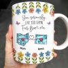 You Seriously Live Too Far From Me, Heart And Flowers Design - Personalized Custom Coffee Mug - BST388_MG You Seriously Live Too Far From Me, Heart And Flowers Design - Personalized Custom Coffee Mug - BST388_MG