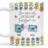 You Seriously Live Too Far From Me, Heart And Flowers Design - Personalized Custom Coffee Mug - BST388_MG You Seriously Live Too Far From Me, Heart And Flowers Design - Personalized Custom Coffee Mug - BST388_MG