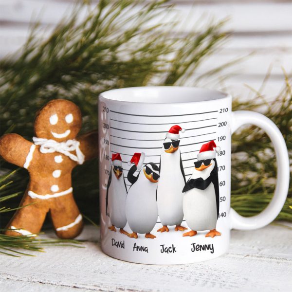 You Will Always Be My Favorite Partners In Crime Personalized Penguin Besties Mug, Christmas Gift You Will Always Be My Favorite Partners In Crime Personalized Penguin Besties Mug, Christmas Gift