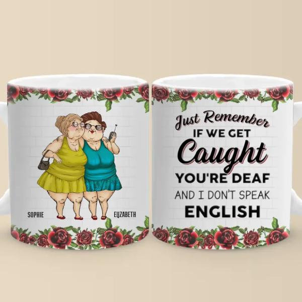 You'd Be The First Person I'd Call - Bestie Personalized Custom Mug - Gift For Best Friends, BFF, Sisters You'd Be The First Person I'd Call - Bestie Personalized Custom Mug - Gift For Best Friends, BFF, Sisters