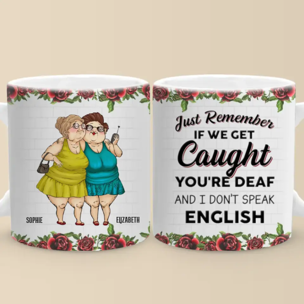 You'd Be The First Person I'd Call - Bestie Personalized Custom Mug - Gift For Best Friends, BFF, Sisters You'd Be The First Person I'd Call - Bestie Personalized Custom Mug - Gift For Best Friends, BFF, Sisters