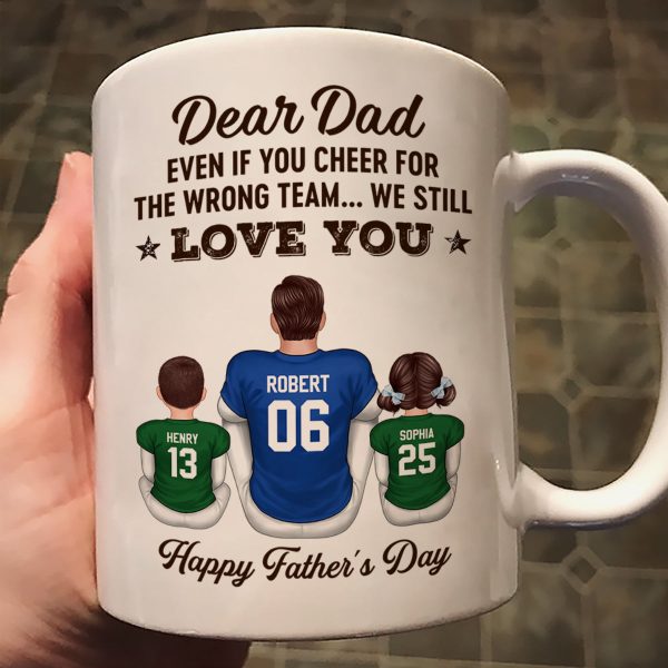 You'll Always Be My MVP Divided Funny Gift For American Football Dad Personalized Mug You'll Always Be My MVP Divided Funny Gift For American Football Dad Personalized Mug