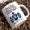 You'll Always Be My MVP Divided Funny Gift For American Football Dad Personalized Mug You'll Always Be My MVP Divided Funny Gift For American Football Dad Personalized Mug