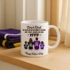 You'll Always Be My MVP Divided Funny Gift For American Football Dad Personalized Mug You'll Always Be My MVP Divided Funny Gift For American Football Dad Personalized Mug