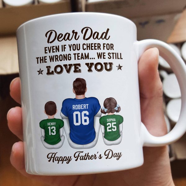 You'll Always Be My MVP Divided Funny Gift For American Football Dad Personalized Mug You'll Always Be My MVP Divided Funny Gift For American Football Dad Personalized Mug