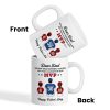 You'll Always Be My MVP Divided Funny Gift For Baseball Dad Personalized Mug You'll Always Be My MVP Divided Funny Gift For Baseball Dad Personalized Mug