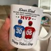 You'll Always Be My MVP Divided Funny Gift For Baseball Dad Personalized Mug You'll Always Be My MVP Divided Funny Gift For Baseball Dad Personalized Mug