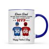 You'll Always Be My MVP Divided Funny Gift For Baseball Dad Personalized Mug You'll Always Be My MVP Divided Funny Gift For Baseball Dad Personalized Mug