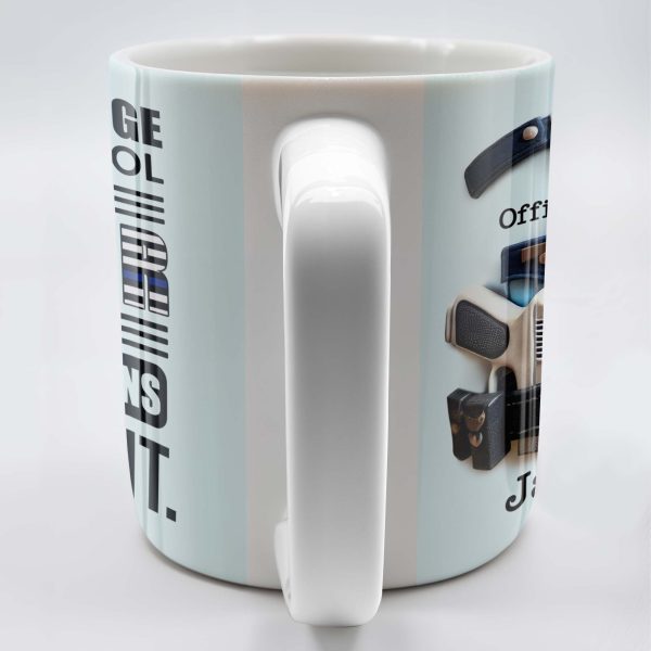 Your Badge Is A Symbol Of Honor With American Flag - Personalized Custom Coffee Mug - SON059_MG Your Badge Is A Symbol Of Honor With American Flag - Personalized Custom Coffee Mug - SON059_MG