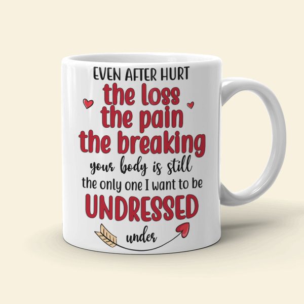Your Body Is Still The Only One I Want To Be Undressed Under Personalized Mug, Couple Gift Your Body Is Still The Only One I Want To Be Undressed Under Personalized Mug, Couple Gift