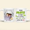 Your Farts Stink But Until They Kill Me, Personalized Coffee Mug, Funny Couple Gift Your Farts Stink But Until They Kill Me, Personalized Coffee Mug, Funny Couple Gift