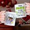 Your Farts Stink But Until They Kill Me, Personalized Coffee Mug, Funny Couple Gift Your Farts Stink But Until They Kill Me, Personalized Coffee Mug, Funny Couple Gift