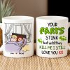 Your Farts Stink But Until They Kill Me, Personalized Coffee Mug, Funny Couple Gift Your Farts Stink But Until They Kill Me, Personalized Coffee Mug, Funny Couple Gift