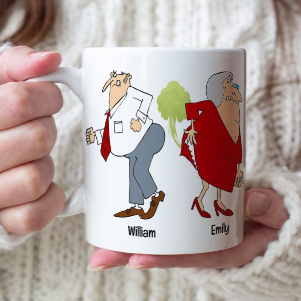 Your Farts Stink Personalized Couple Mug, Gift For Couple Your Farts Stink Personalized Couple Mug, Gift For Couple