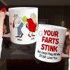 Your Farts Stink Personalized Couple Mug, Gift For Couple Your Farts Stink Personalized Couple Mug, Gift For Couple