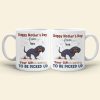 Your Gift Is Waiting To Be Picked Up, Personalized Mug, Gift For Dog Mom, Mother's Day Gift, Chibi Dogs