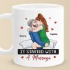 Your Kiss Is The Language My Heart Speaks - Couple Personalized Custom Mug - Christmas Gift For Husband Wife, Anniversary Your Kiss Is The Language My Heart Speaks - Couple Personalized Custom Mug - Christmas Gift For Husband Wife, Anniversary