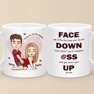 Your Love Is My Sweetest Sin - Couple Personalized Custom Mug - Christmas Gift For Husband Wife, Anniversary