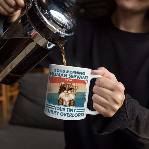 Your Tiny Furry Overlords - Gift For Cat Lovers, Cat Mom, Cat Dad - Personalized Mug Your Tiny Furry Overlords - Gift For Cat Lovers, Cat Mom, Cat Dad - Personalized Mug