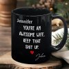 You're an Awesome Wife Custom White Ceramic Mug Personalized Gift for Her from Husband You're an Awesome Wife Custom White Ceramic Mug Personalized Gift for Her from Husband