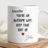You're an Awesome Wife Custom White Ceramic Mug Personalized Gift for Her from Husband You're an Awesome Wife Custom White Ceramic Mug Personalized Gift for Her from Husband