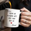 You're An Awesome Wife, Keep That Sh*t Up, Heart - Personalized Custom Coffee Mug - WIF051_MG