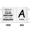 You're Awesome Reminder Inspirational Quote Mug - Personalized Custom Coffee Mug - BST117_MG