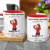 You're Doing a Great Job Mommy Personalized Two-Tone Mug, Happy Mother's Day Gift For Wife, Heartfelt Gift for New Moms, Customizable White Ceramic Mug & Two-Tone Mug You're Doing a Great Job Mommy Personalized Two-Tone Mug, Happy Mother's Day Gift For Wife, Heartfelt Gift for New Moms, Customizable White Ceramic Mug & Two-Tone Mug