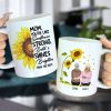 You're Like Sunflower Strong, Happy Mother's Day Personalized Coffee Mug, Gift For Mom You're Like Sunflower Strong, Happy Mother's Day Personalized Coffee Mug, Gift For Mom