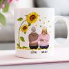 You're Like Sunflower Strong, Happy Mother's Day Personalized Coffee Mug, Gift For Mom You're Like Sunflower Strong, Happy Mother's Day Personalized Coffee Mug, Gift For Mom
