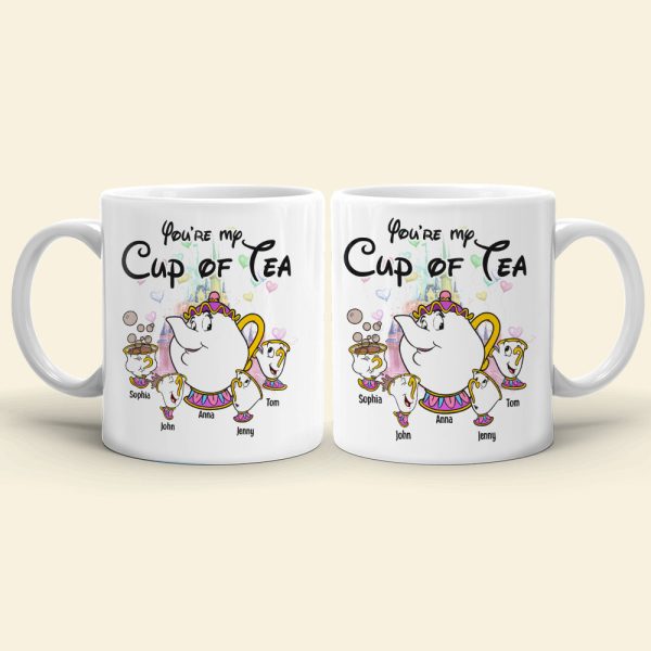 You're My Cup Of Tea Personalized Mom Mug Gift For Family