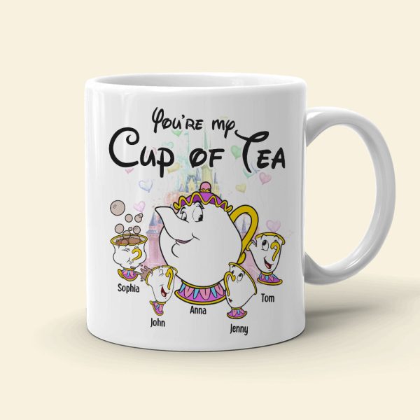 You're My Cup Of Tea Personalized Mom Mug Gift For Family