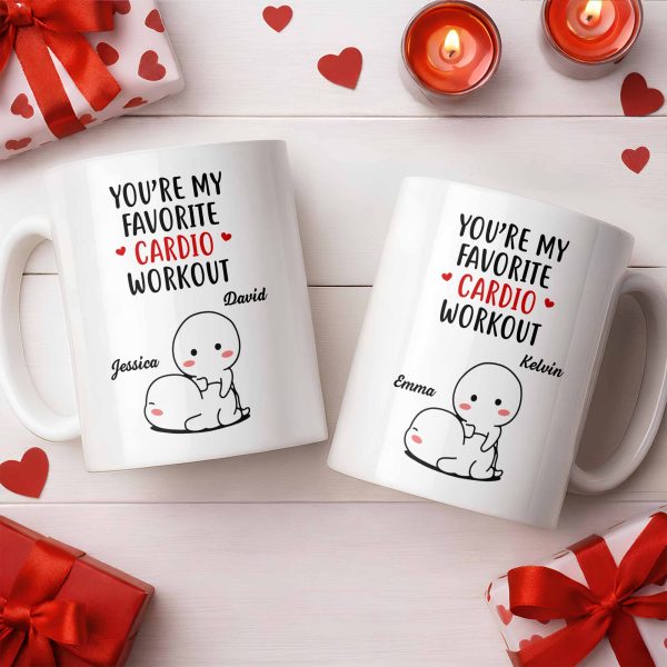 You're My Favorite Cardio Workout Cute Cartoon - Personalized Custom Coffee Mug - CPL1312_MG You're My Favorite Cardio Workout Cute Cartoon - Personalized Custom Coffee Mug - CPL1312_MG