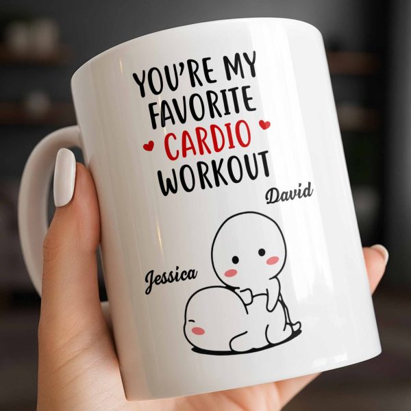You're My Favorite Cardio Workout Cute Cartoon - Personalized Custom Coffee Mug - CPL1312_MG You're My Favorite Cardio Workout Cute Cartoon - Personalized Custom Coffee Mug - CPL1312_MG