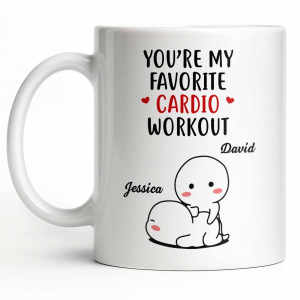 You're My Favorite Cardio Workout Cute Cartoon - Personalized Custom Coffee Mug - CPL1312_MG You're My Favorite Cardio Workout Cute Cartoon - Personalized Custom Coffee Mug - CPL1312_MG