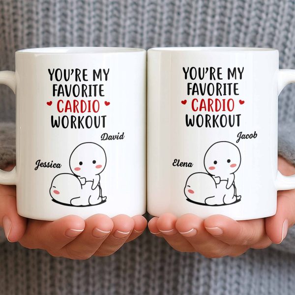 You're My Favorite Cardio Workout Cute Cartoon - Personalized Custom Coffee Mug - CPL1312_MG You're My Favorite Cardio Workout Cute Cartoon - Personalized Custom Coffee Mug - CPL1312_MG