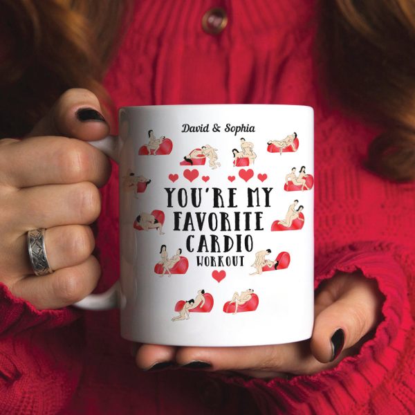 You're My Favorite Cardio Workout, Make Love Couple White Mug You're My Favorite Cardio Workout, Make Love Couple White Mug