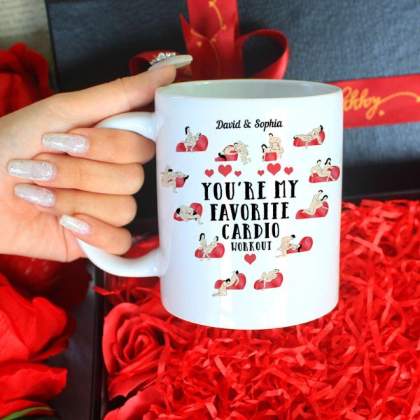 You're My Favorite Cardio Workout, Make Love Couple White Mug You're My Favorite Cardio Workout, Make Love Couple White Mug