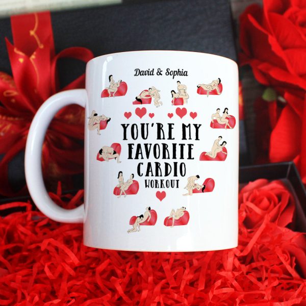 You're My Favorite Cardio Workout, Make Love Couple White Mug You're My Favorite Cardio Workout, Make Love Couple White Mug