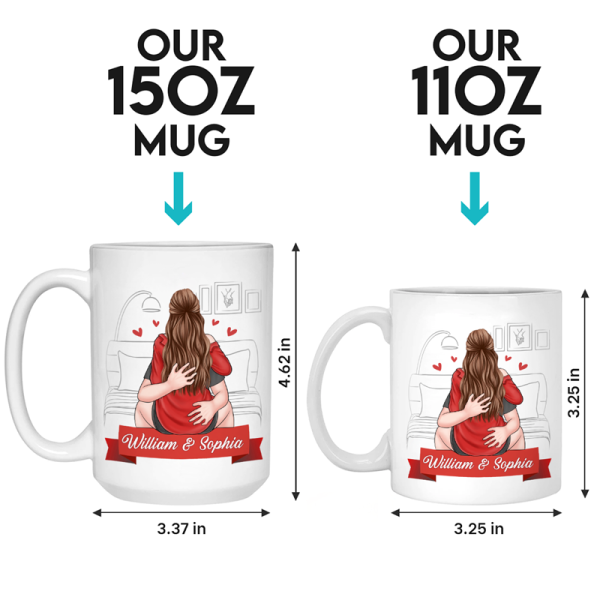 You're My Happy Place - Couple Personalized Custom Mug - Gift For Husband Wife, Anniversary You're My Happy Place - Couple Personalized Custom Mug - Gift For Husband Wife, Anniversary