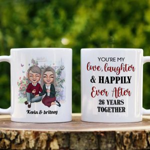 You're My Love, Personalized White Mug, Couple Anniversary, Gift For Couple